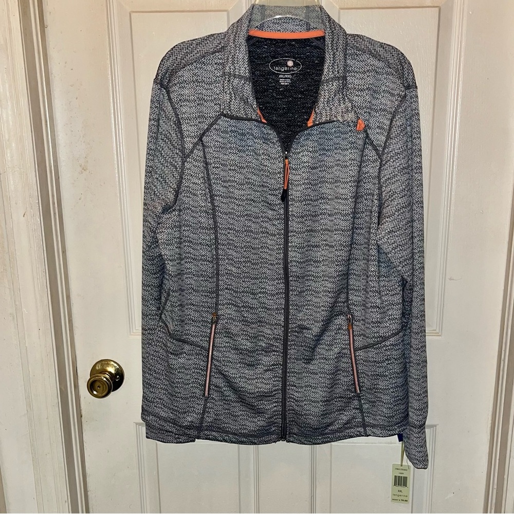 TANGERINE Women’s Long Sleeve Full Front Zipper Jacket. Sz XXL. NWT.
